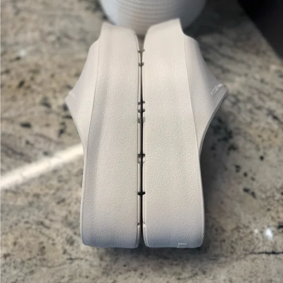 Lemon Jelly Slip-On Slides White Platform - Picture 8 of 10